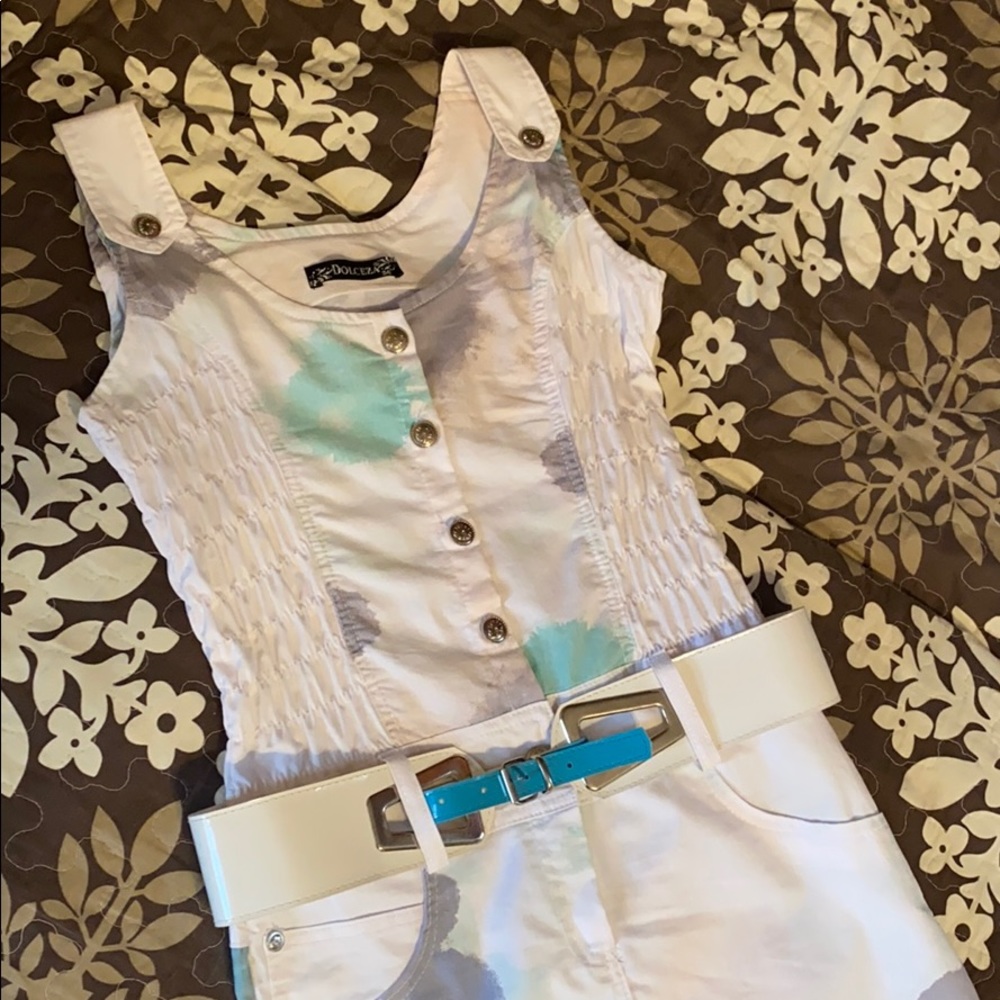 Tie Dye Dress with Belt
